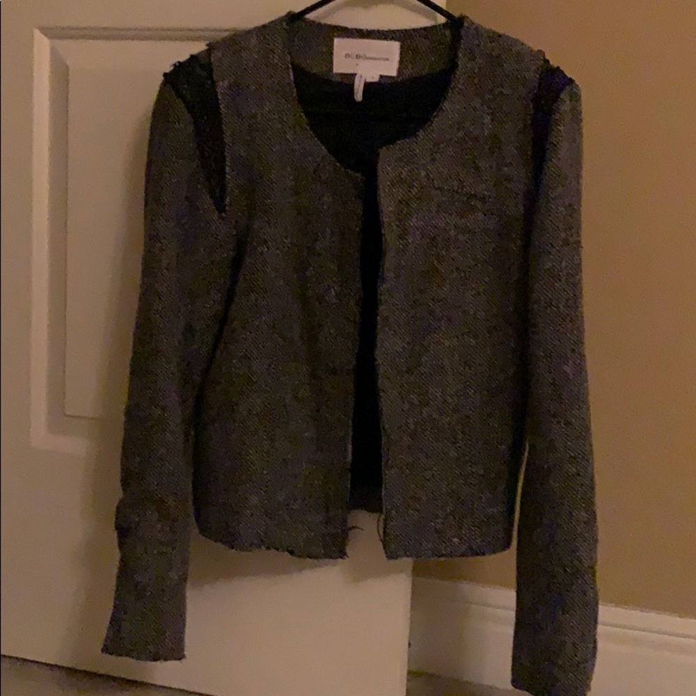 Charcoal tweed BCBG jacket